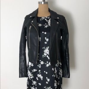 Topshop boutique leather moto jacket